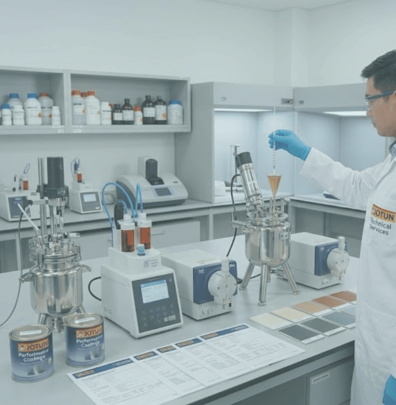 Jotun technical laboratory and performance coatings